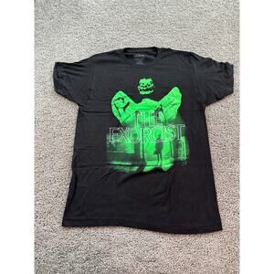 The Exorcist Shirt Mens Large Black Green Cover Photo Movie Horror Short Sleeve*